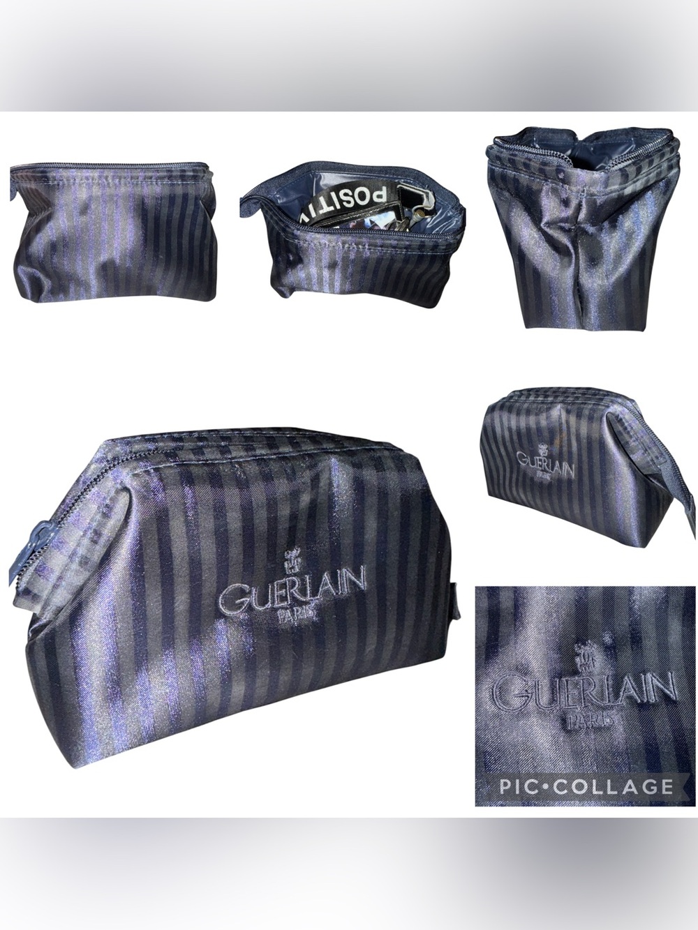 Excellent Condition Guerlain Paris Small Toiletries Bag
